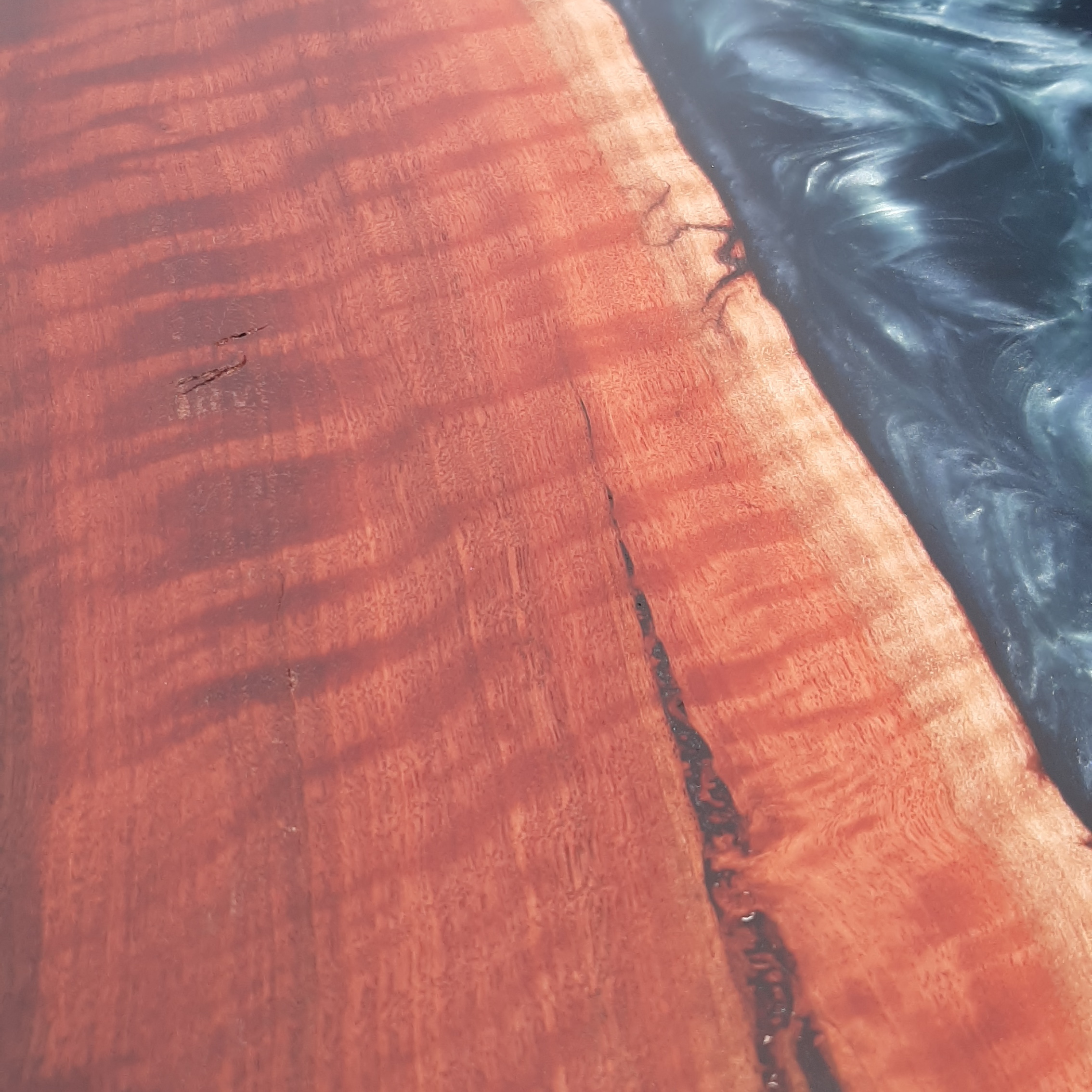 Finished jarrah wood